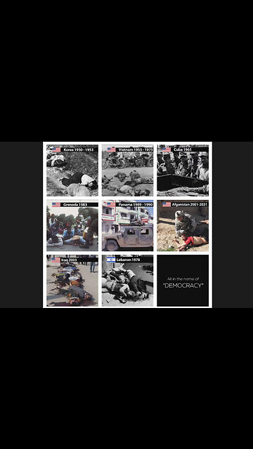 Democratic countries dont use weapons of mass destruction!