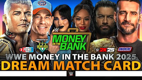 WWE Money in the Bank 2025 - Dream Match Card [v2] | Bevelock