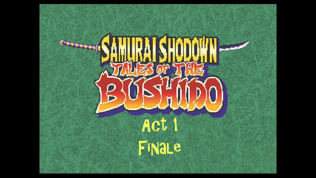 Samurai Spirits RPG act 1 finale (neogeo)