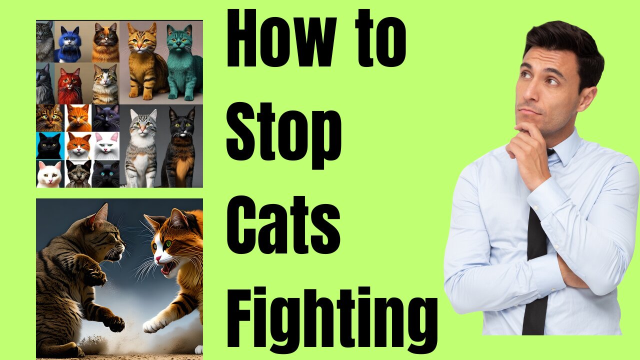 Who Stop funny cats Fighting