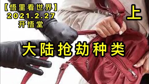 KWT1190(上)大陆抢劫种类20210227-8【悟里看世界】