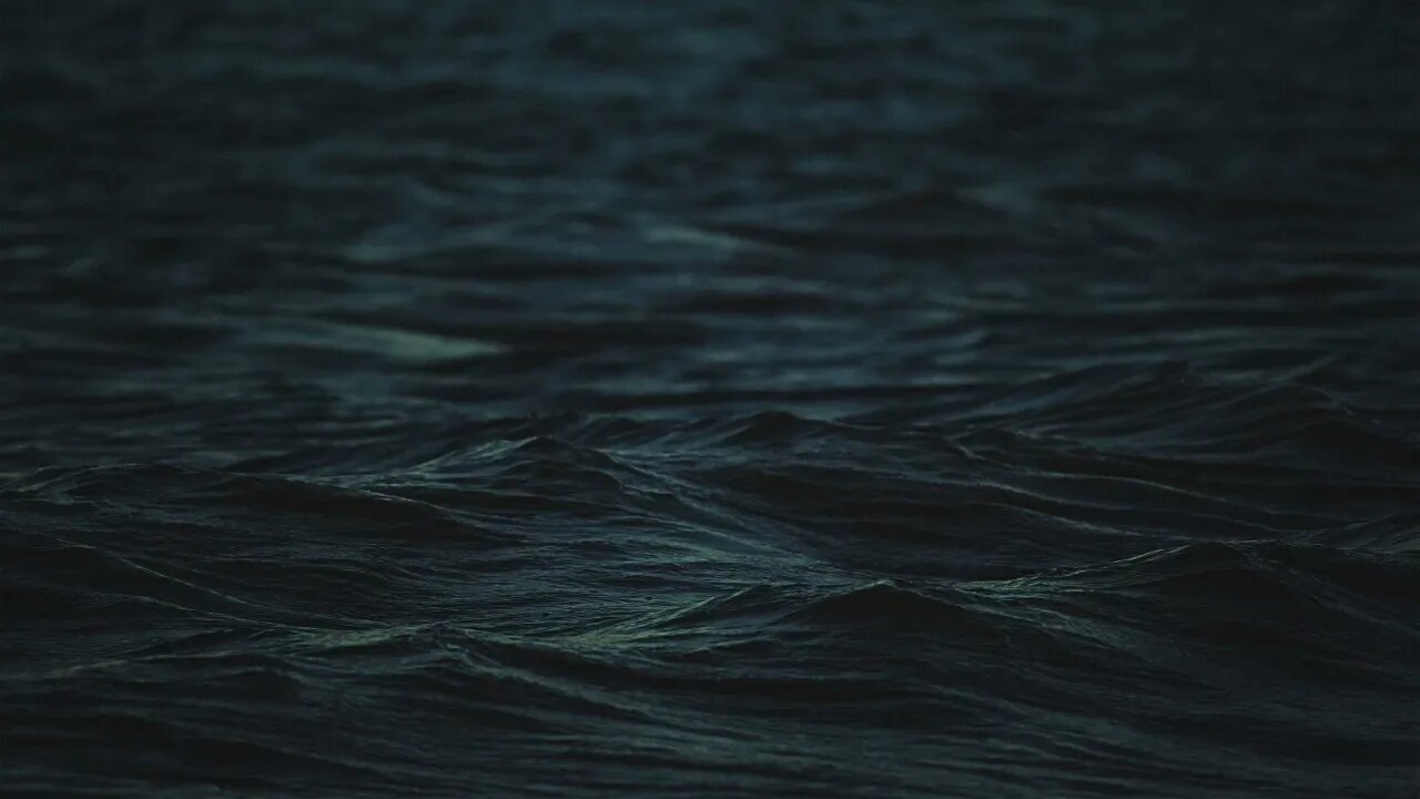 Ocean waves black screen thunder and rain sound of rain sleep asmr