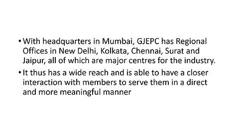The Gem and Jewellery Export Promotion Council