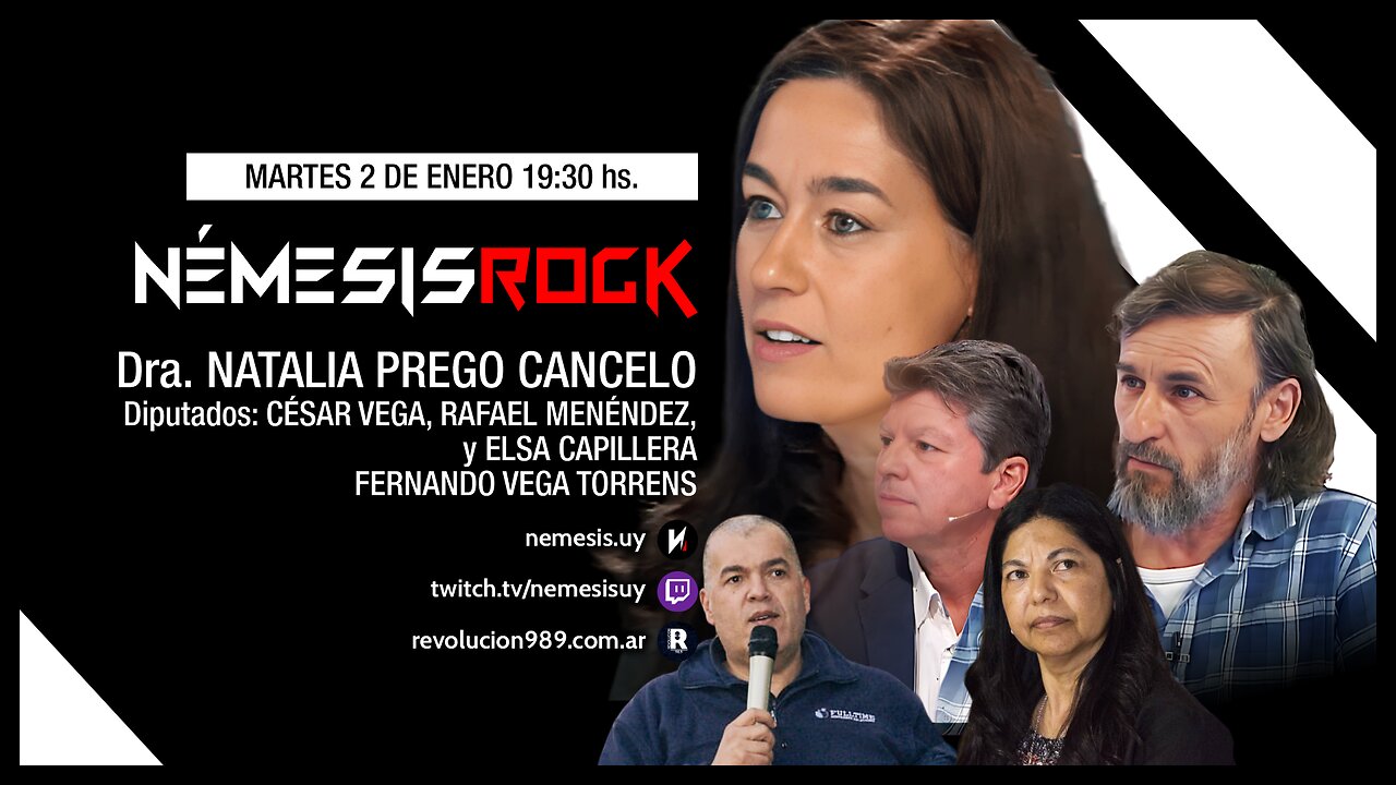 NÉMESIS ROCK - Con la Dra. Natalia Prego Cancelo, Fernando Vega, y los diputados César Vega, Rafael Menéndez, y Elsa Capillera [02.01.2024]