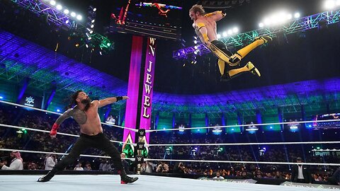 Roman Reigns vs Logan Paul Crown Jewel 2022 Highlights