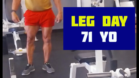 Leg Day - 71 YO Bodybuilder