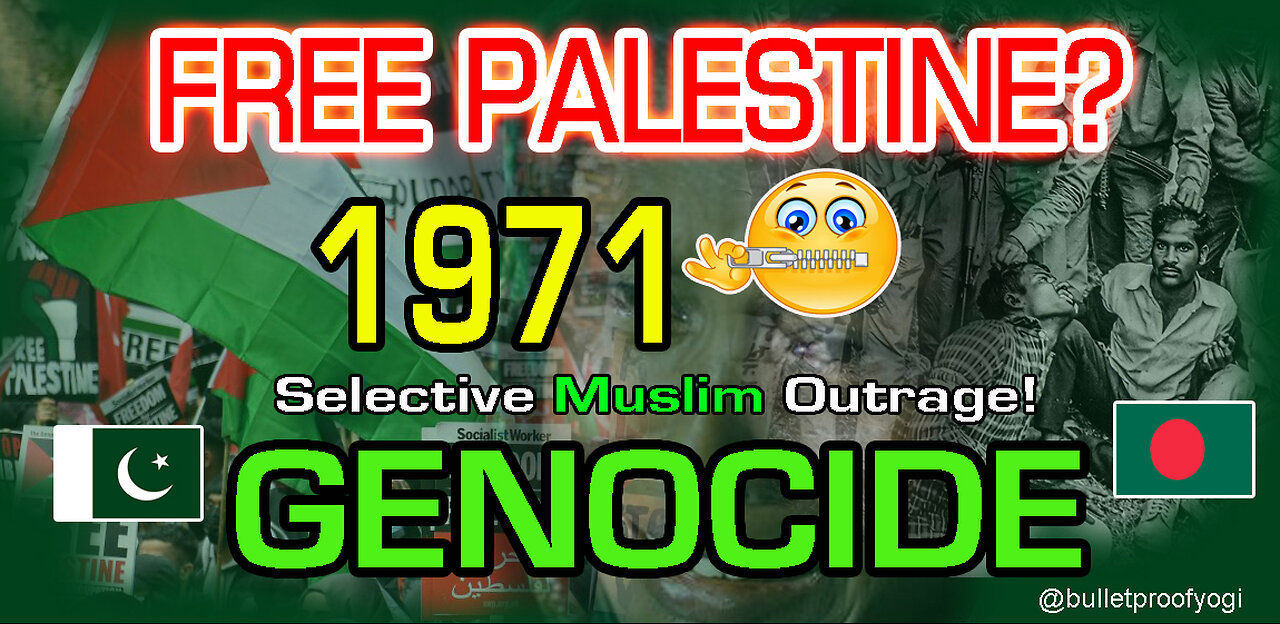 Free Palestine: Selective Muslim outrage!