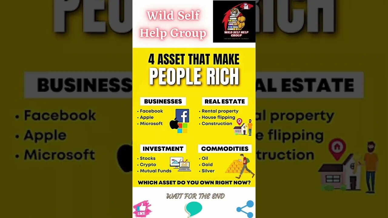 🔥4 assets that make people rich🔥#shorts🔥#wildselfhelpgroup🔥6 September 2022🔥