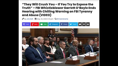 FBI CIA Taxpayer Funded Domestic Terrorists Whistleblowers Attacked By Demonic Democrats At Hearings