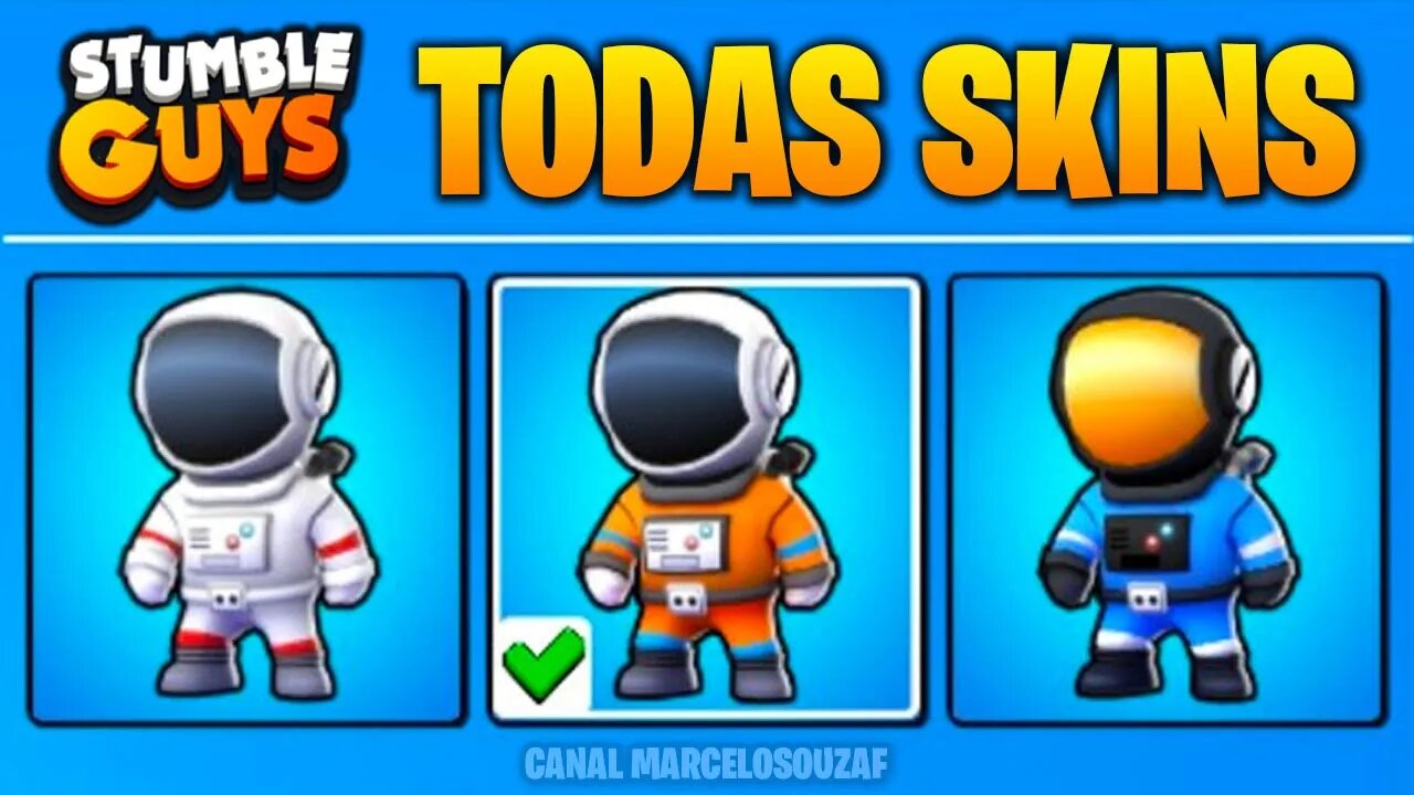 Todas Skins do Astronauta do Stumble Guys