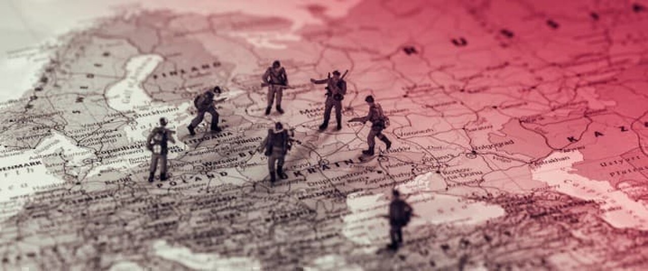 World War II - Summary on a Map