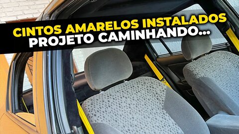 Chevrolet Astra - INSTALAMOS OS CINTOS AMARELOS TRASEIROS!