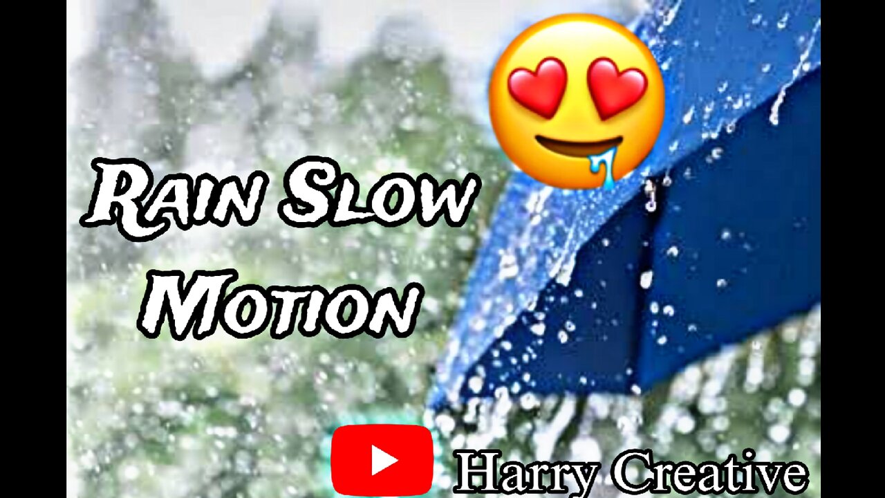 Heavy Rainfall Beautiful view | slow motion