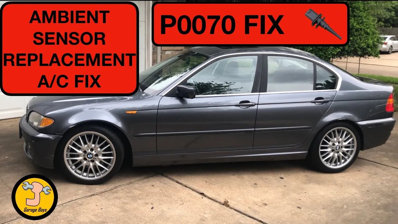 BMW E46 Ambient Temperature Sensor Replacement - A/C fix