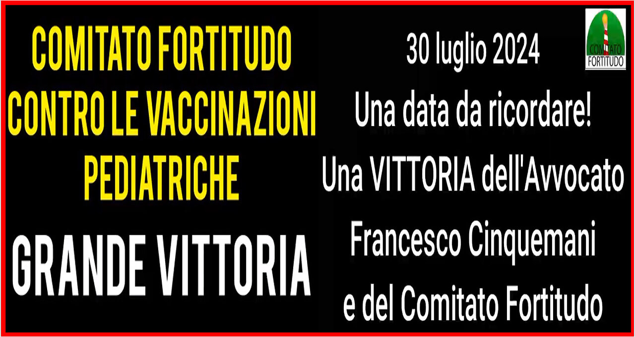 ⚖️​NESSUNA NORMA DISPONE CHE LA MANCATA VACCINAZIONE SIA DI OSTACOLO ALL'ESERCIZIO DELLA RESPONSABILITA' GENITORIALE ⚖️​ NESSUNO QUINDI PUO' TOGLIERVI IL DIRITTO DI DECIDERE PER LA SALUTE DEI VOSTRI FIGLI⚖️​