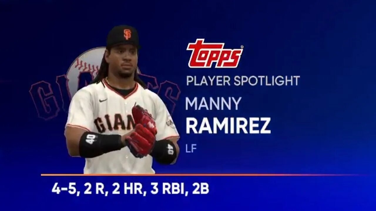 MLB The Show 22 Manny Ramirez Franchise Gameplay Day 15