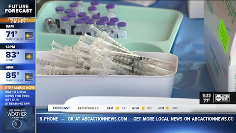 New vaccine booster site opens in Tampa