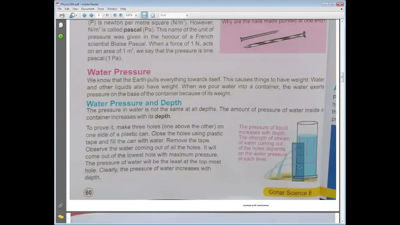 PHYSICS Class 8th Lecture#4 UNIT#7 The dam