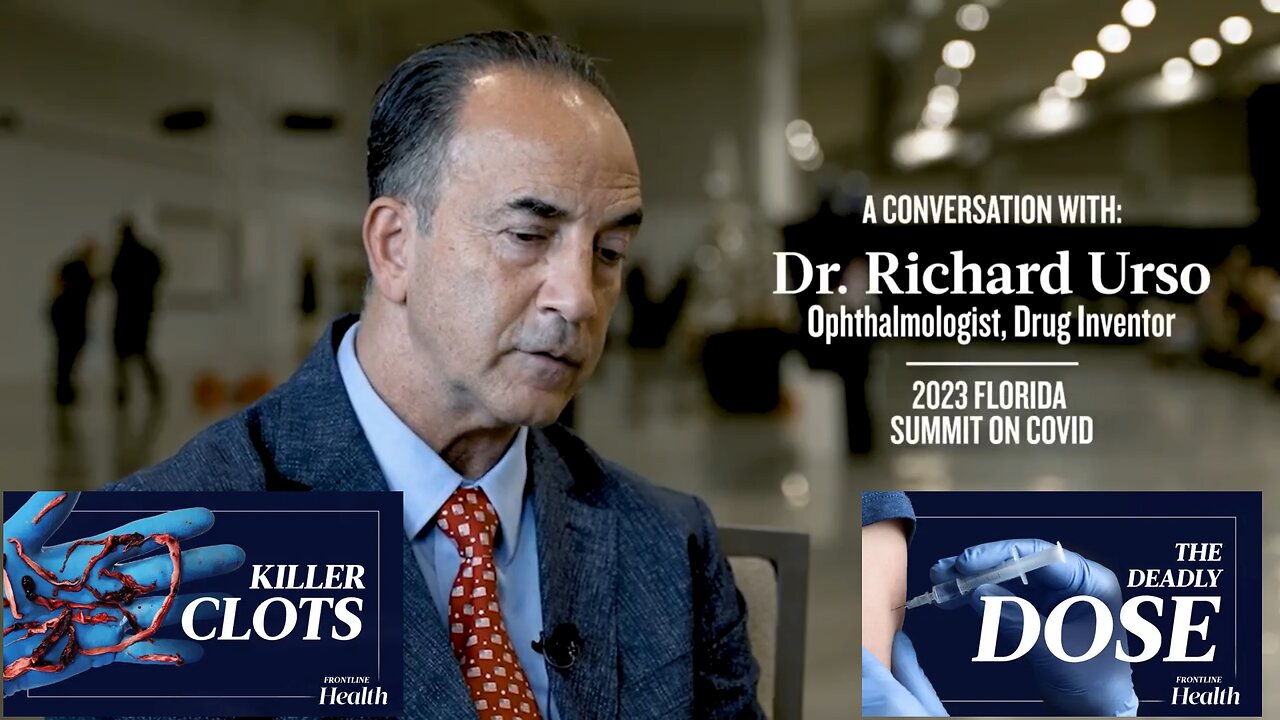 Dr. Richard Urso Talks About Hydrogel, Blood Clots, Vaccines, WEF And Much More