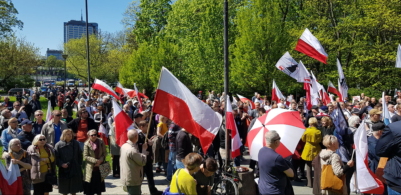 1.05.2023 r. - #MarszPokoju, #Warszawa, #Polska. Wideorelacja - część 3/14.