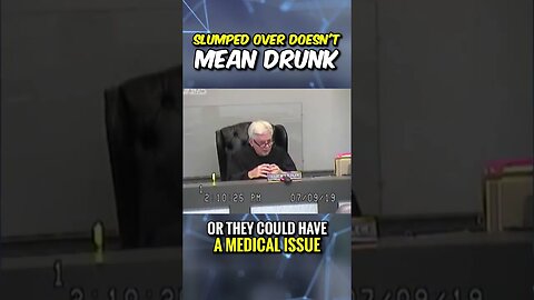 Slumped Over ≠ Drunk? Shocking Twist in Court Case Exposes the Truth!
