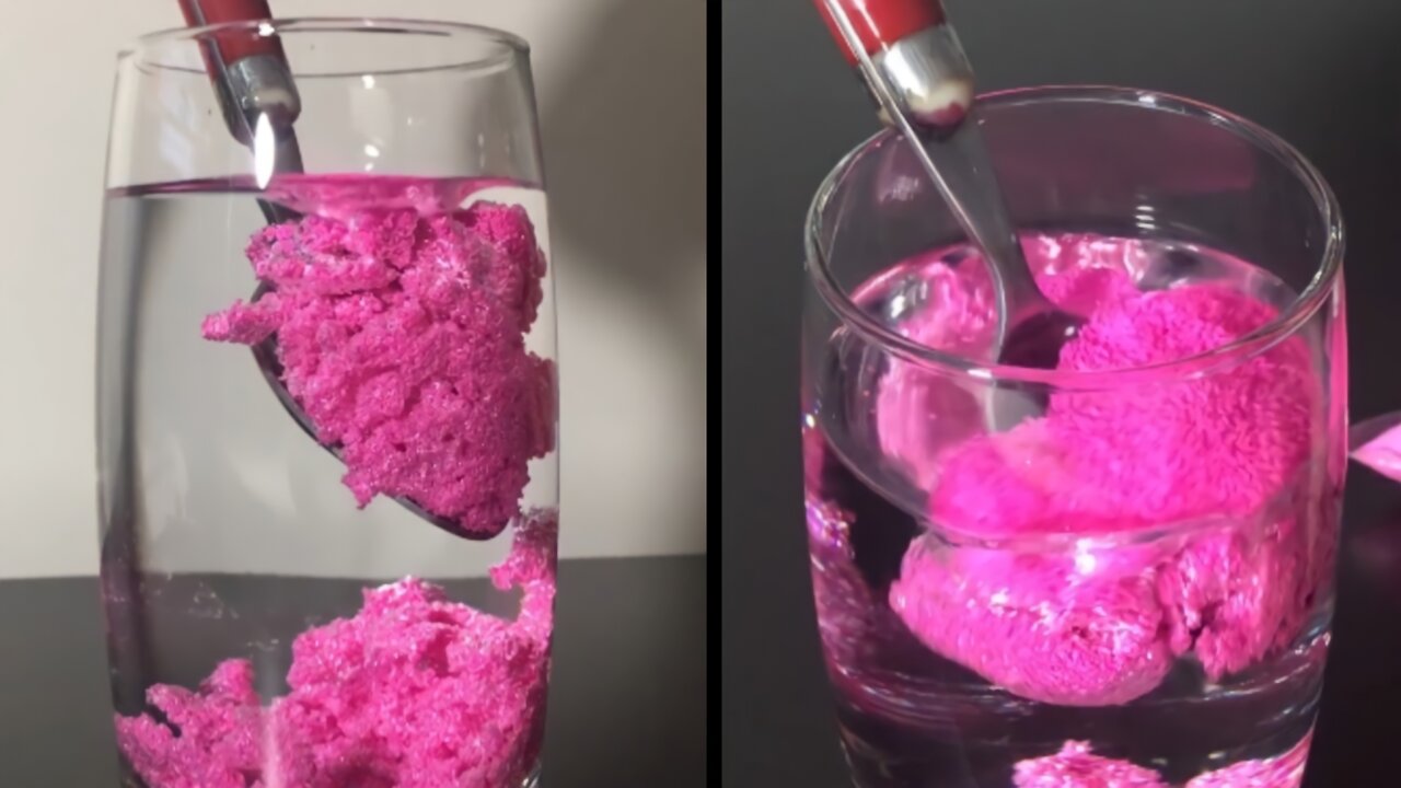 This Sand Can't get wet even if it's in water