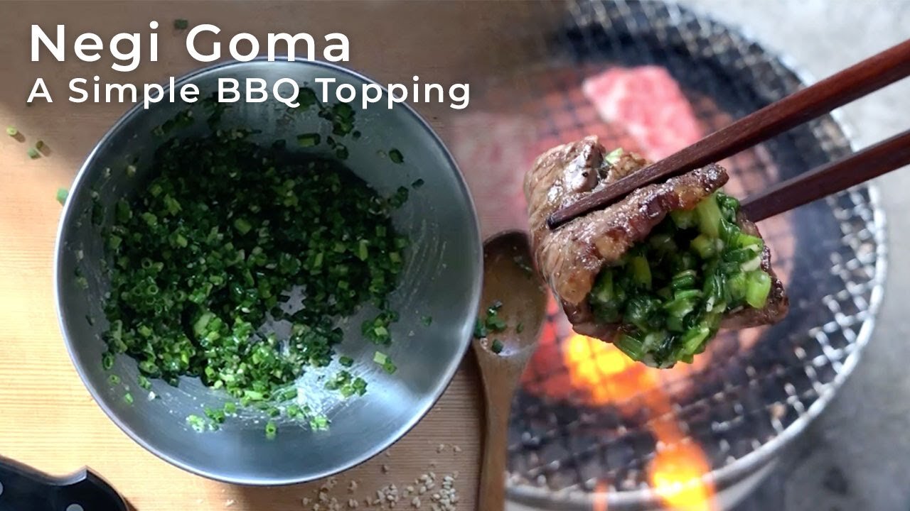 NEGI GOMA: A Simple Topping for Your Next BBQ