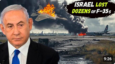 USRAEL in RAGE: The Destruction of a Large Number of Israeli F-35s by IRAN Was Officially Confirmed