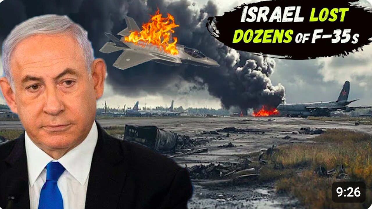 USRAEL in RAGE: The Destruction of a Large Number of Israeli F-35s by IRAN Was Officially Confirmed