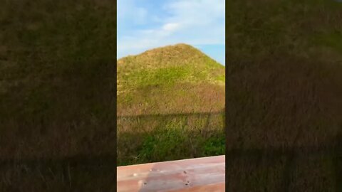 Large sand dune at the beach