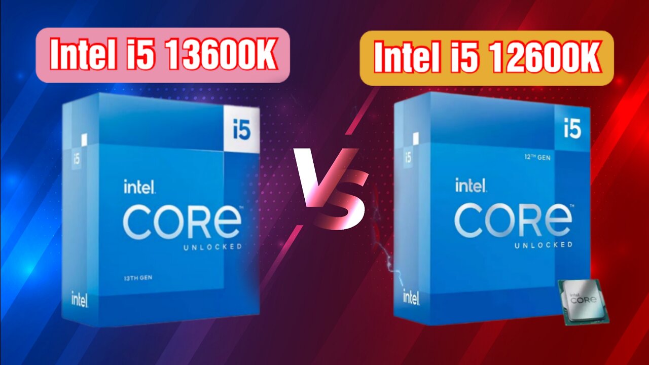 i5 13600k vs i5 12600k