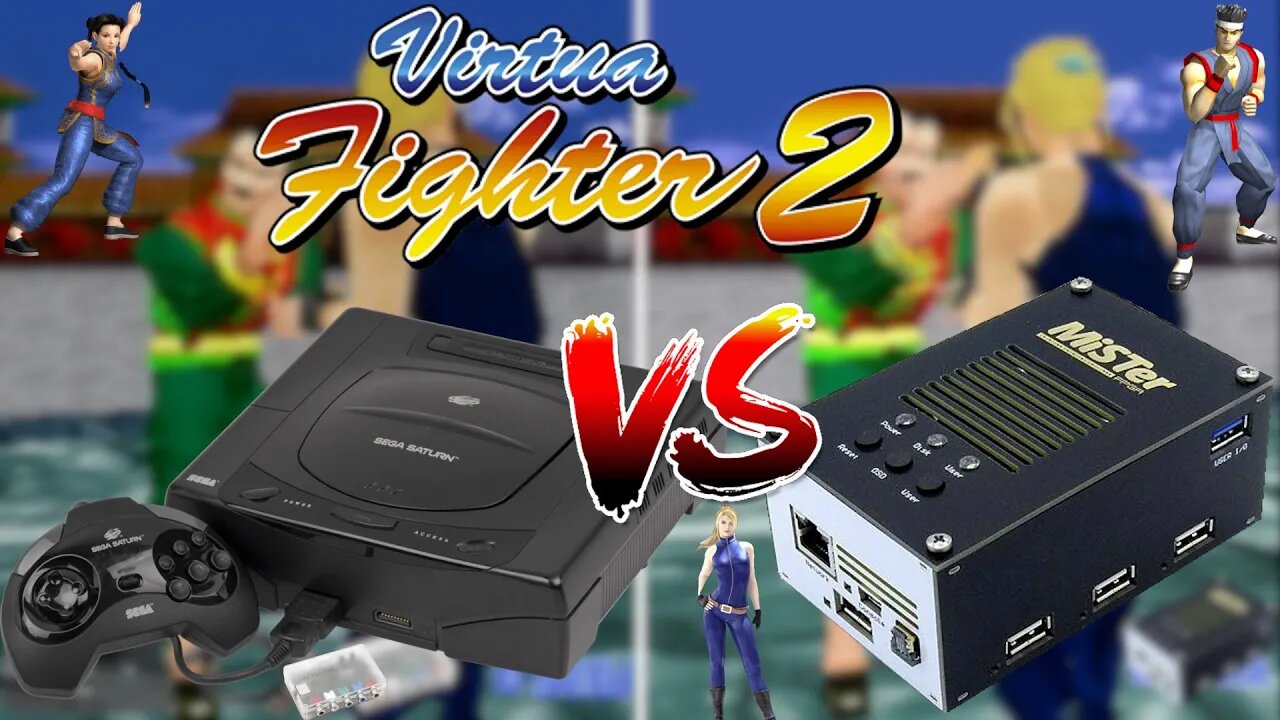 Sega Saturn Vs MiSTer FPGA Featuring Virtua Fighter 2