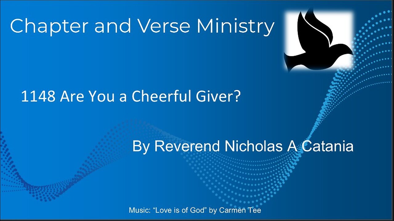 1148 Are You a Cheerful Giver?