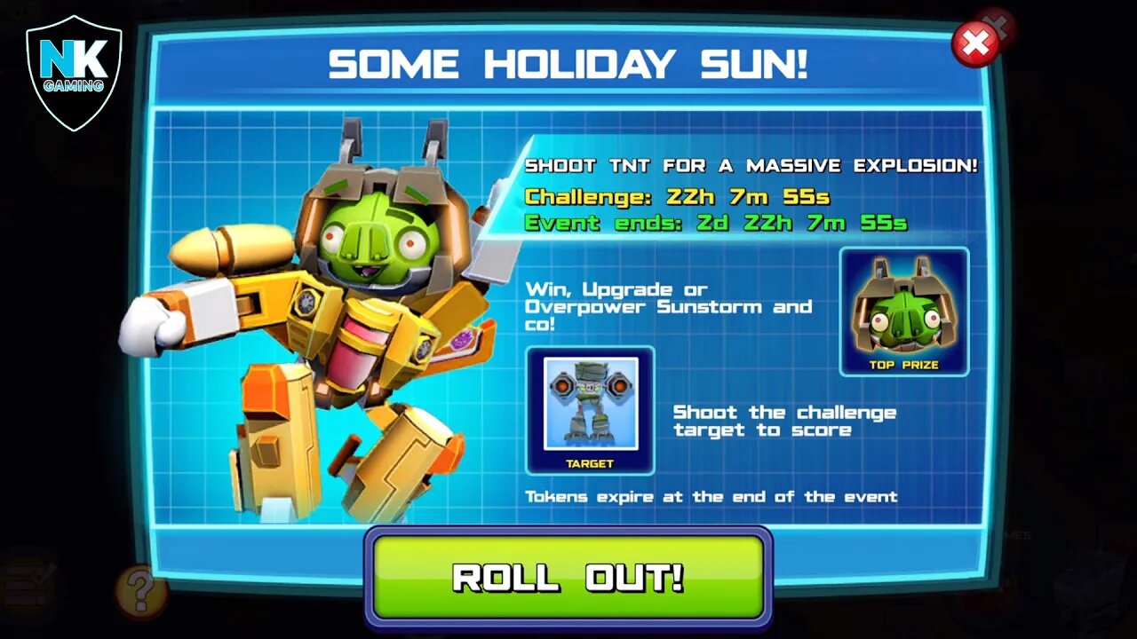 Angry Birds Transformers 2.0 - Some Holiday Sun! - Day 4 - Featuring Classic Bumblebee