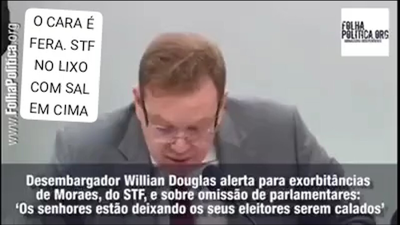 Juíz deu aula ao STF e Legislativo