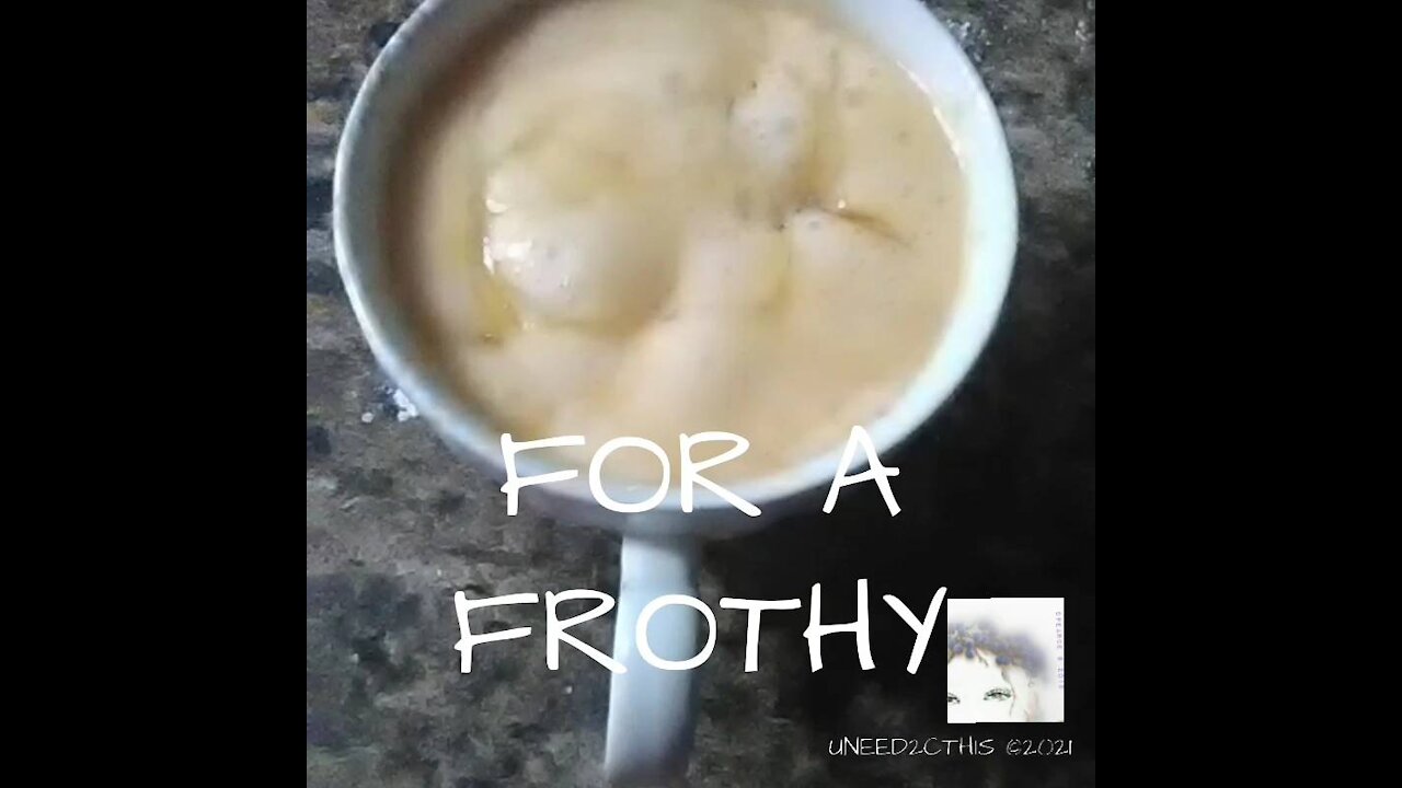 FROTHY ORANGE JULIUS | For Regularity | UNEED2CTHIS