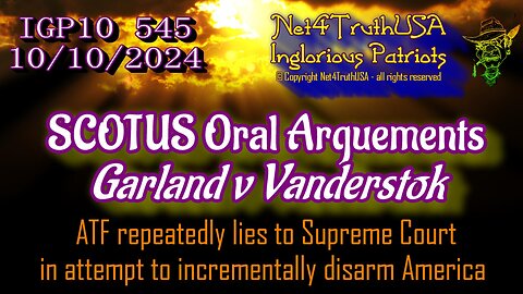 IGP10 545 - SCOTUS Oral Arguements Garland v Vanderstok