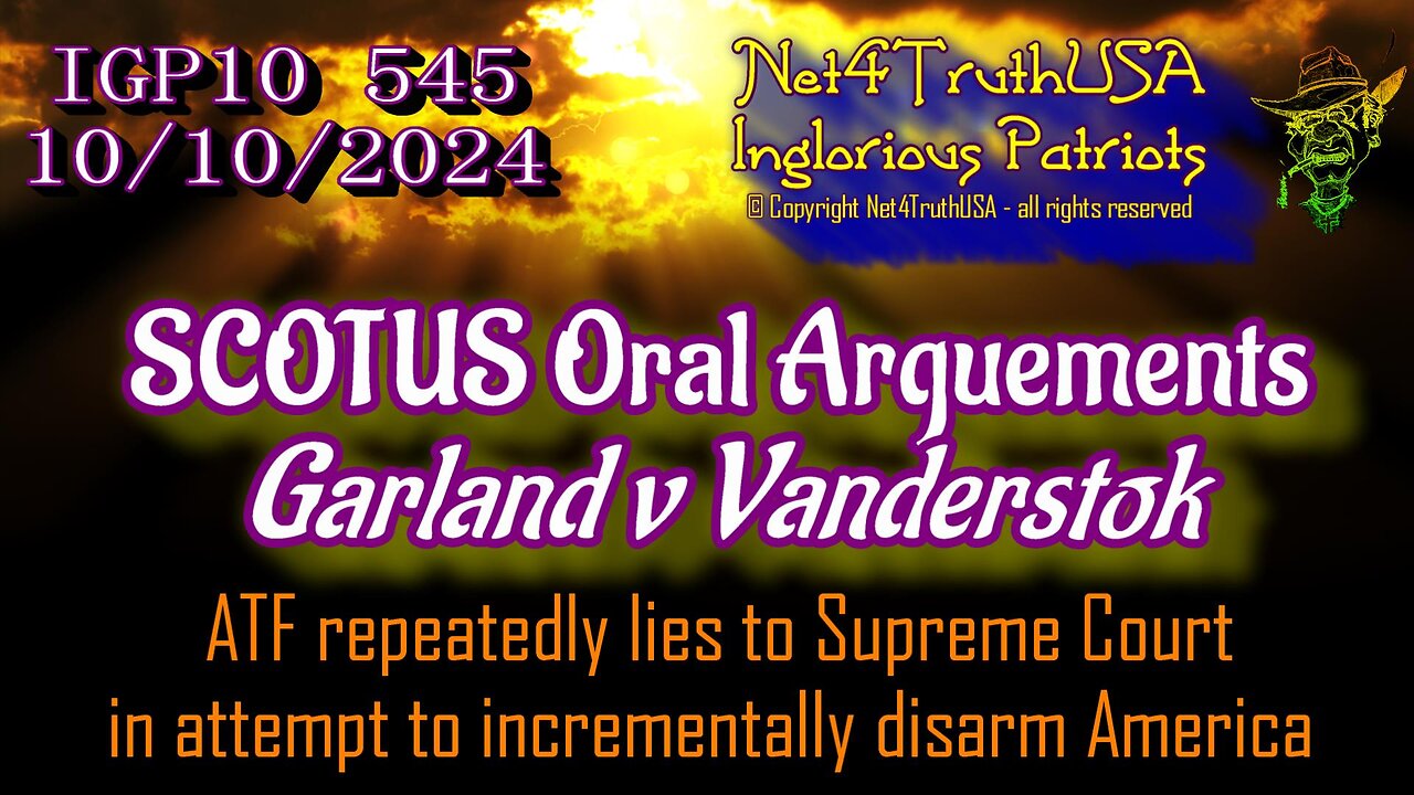 IGP10 545 - SCOTUS Oral Arguements Garland v Vanderstok
