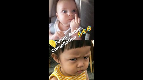 Funny Babies Compilation Video try not to laugh 🤣