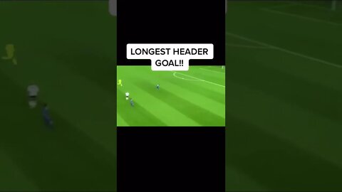 Longest header goal #football #worldrecord tiktok krazy_sports_records