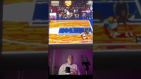 Unbelievable Back-And -Forth Play! #retrogamer #nba #retrogaming #shorts