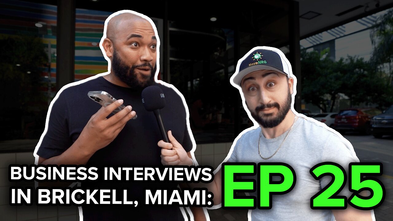 Business Interviews in Brickell Miami episode 25