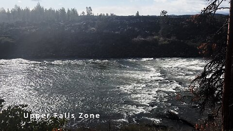 HIKING EXPLORING the UPPER FALLS Lava Rock Canyon Zone! | Upper Deschutes River Central Oregon | 4K