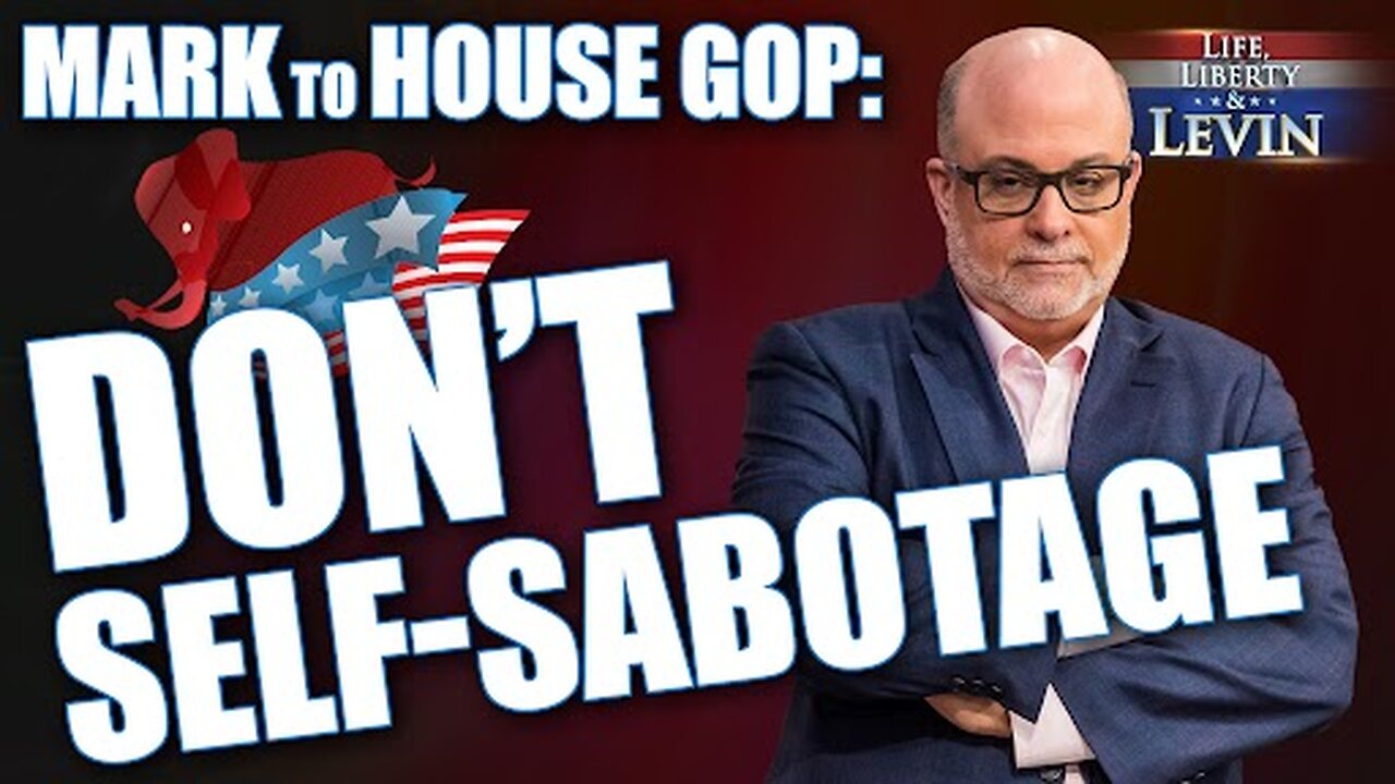 Mark to House GOP: Don’t Self-Sabotage