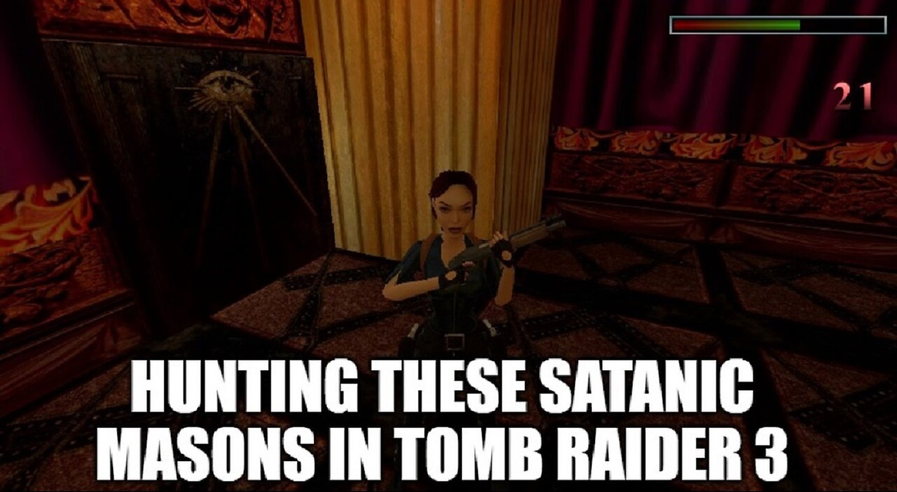 Another Look At This Strange Thames Tunnel Freemason Lodge In Tomb Raider 3 Remastered 😳