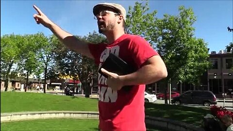 Alaska- Town Square Park Anchorage- Kicked in chest