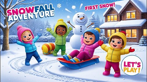 Toddler Snowfall Adventure | Kindergarten | Nursery Rhyme