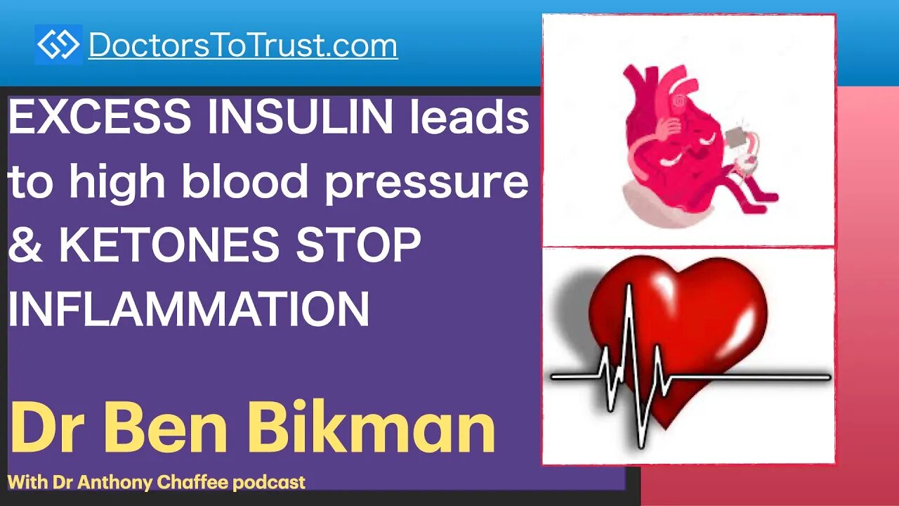 BEN BIKMAN 2 | EXCESS INSULIN leads to high blood pressure & KETONES STOP INFLAMMATION