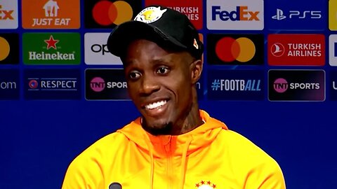 'When you look at my face do you think I'M BOTHERED AT ALL?' | Wilfried Zaha | Man Utd v Galatasaray