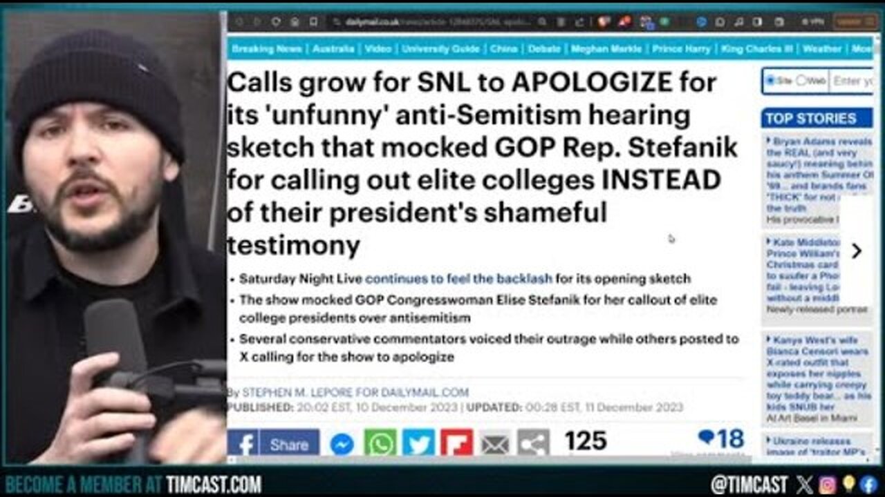 SNL SLAMMED FOR DEFENDING ANTI SEMITIC UNIVERSITIES, UPENN HEAD RESIGNS AS WOKE HYPOCRISY EXPOSED